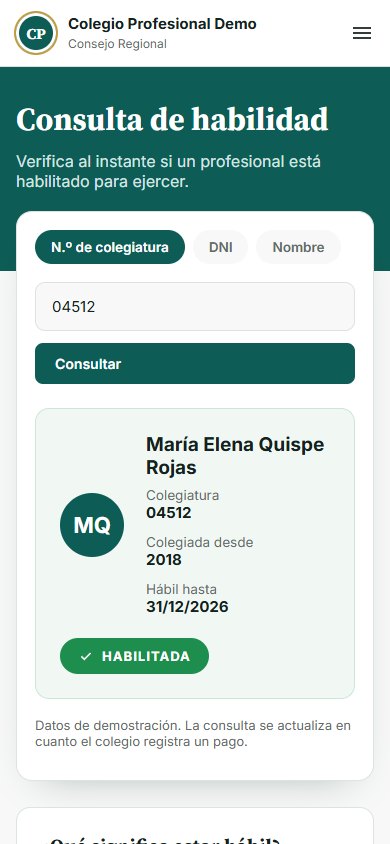 Consulta en el celular